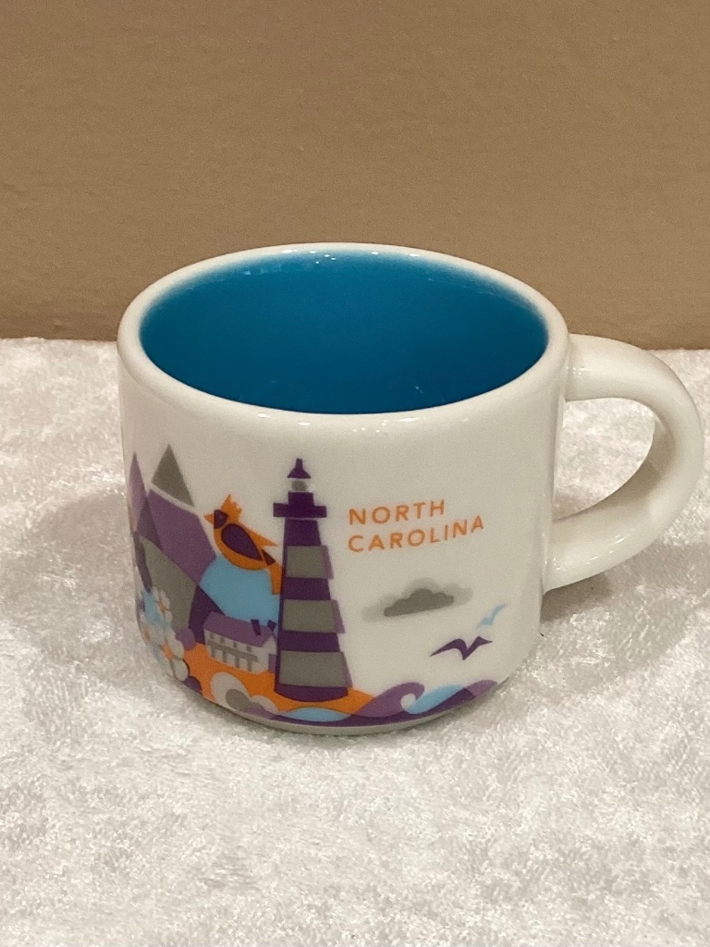 STARBUCKS North Carolina You Are Here Series Demitasse/Espresso 2 oz Mug 2017